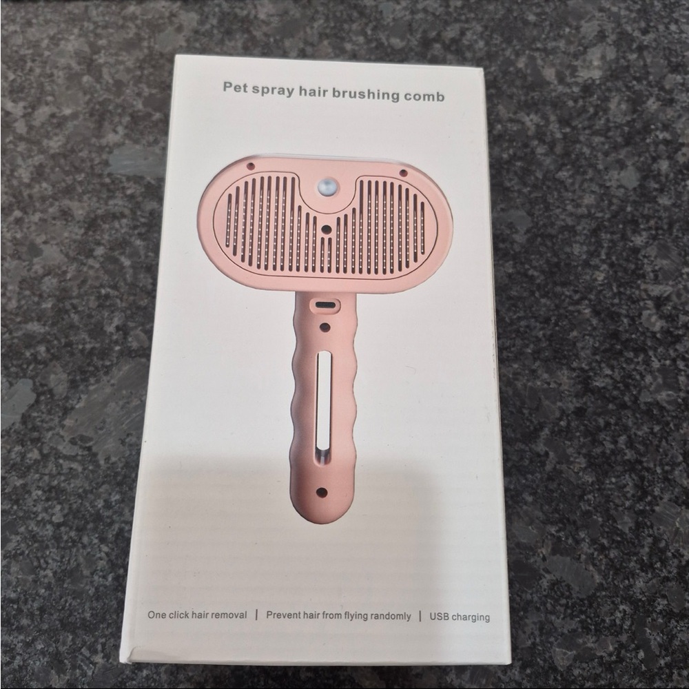 USB Rechargeable Pet Groomer/Pet Spray Hair Brushing Comb
